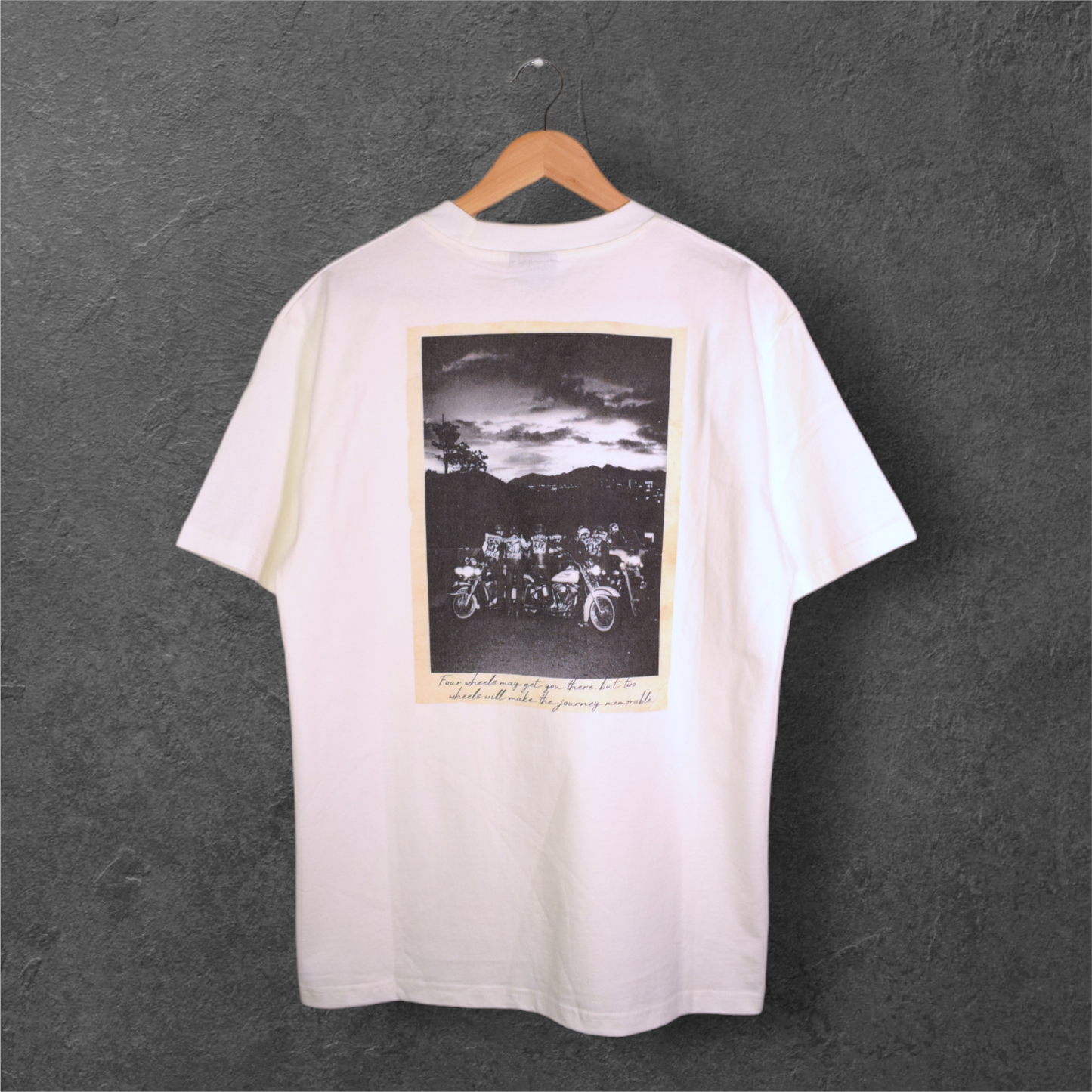 OVERSIZED T SHIRT HOLLISTER MOTARD OLD SCHOOL VINTAGE RIDE OR DIE Ride Or Die